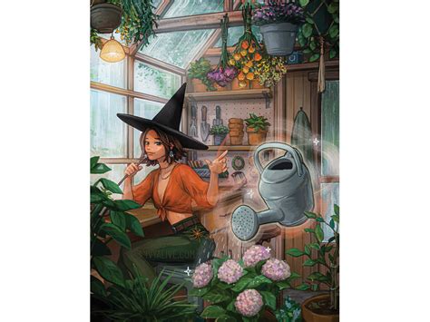 The Witch's Garden Grimoire: Spellcasting and Herbal Lore in Horticulture